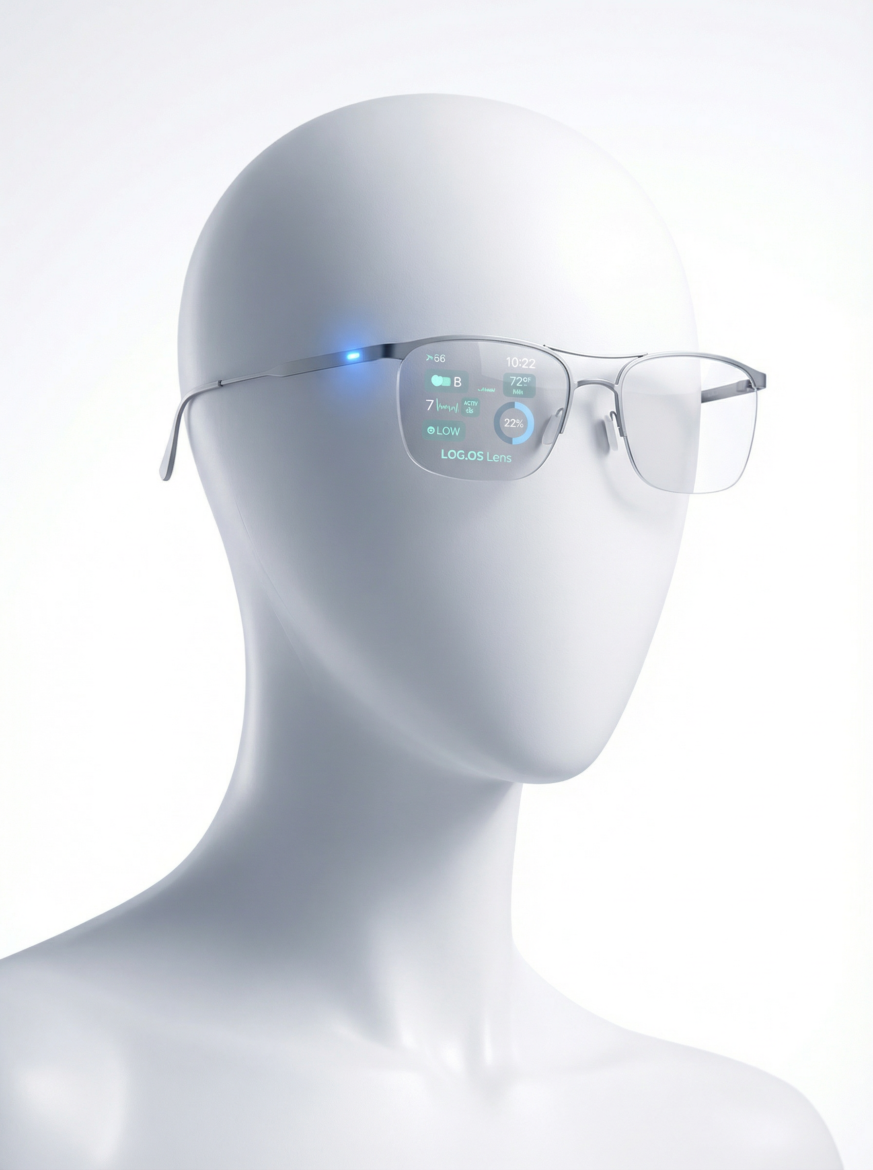 LOG.OS Lens - Óculos inteligentes de realidade aumentada